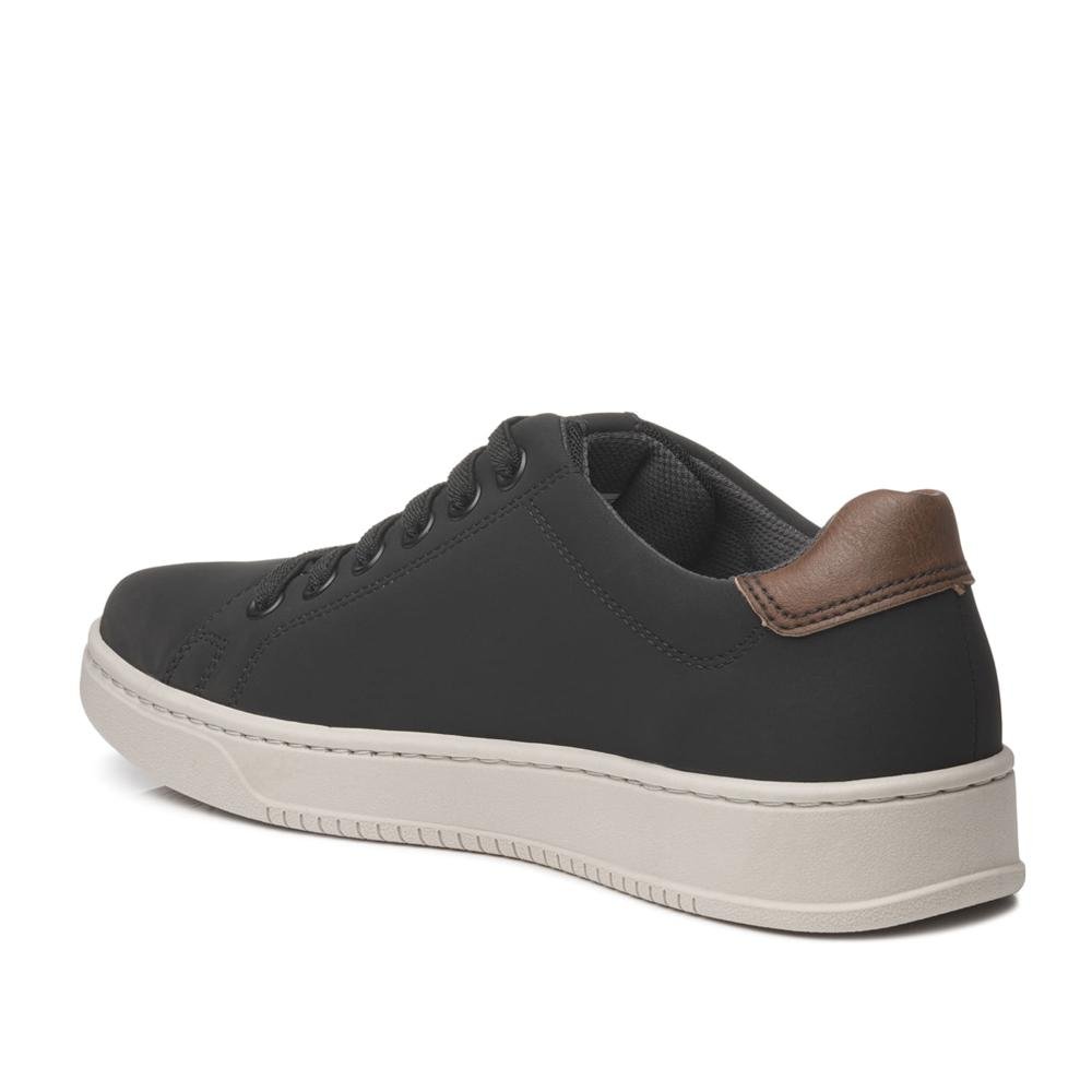 SAPATENIS PEGADA EM MICROFIBRA REF 171903 MASCULINO Preto 3
