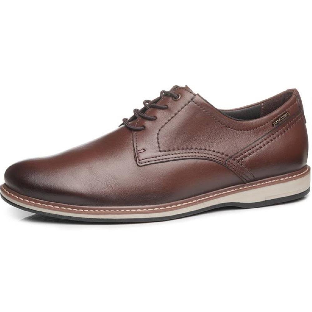 SAPATO PEGADA CASUAL EM COURO REF 125151 MASCULINO Marrom Escuro 2