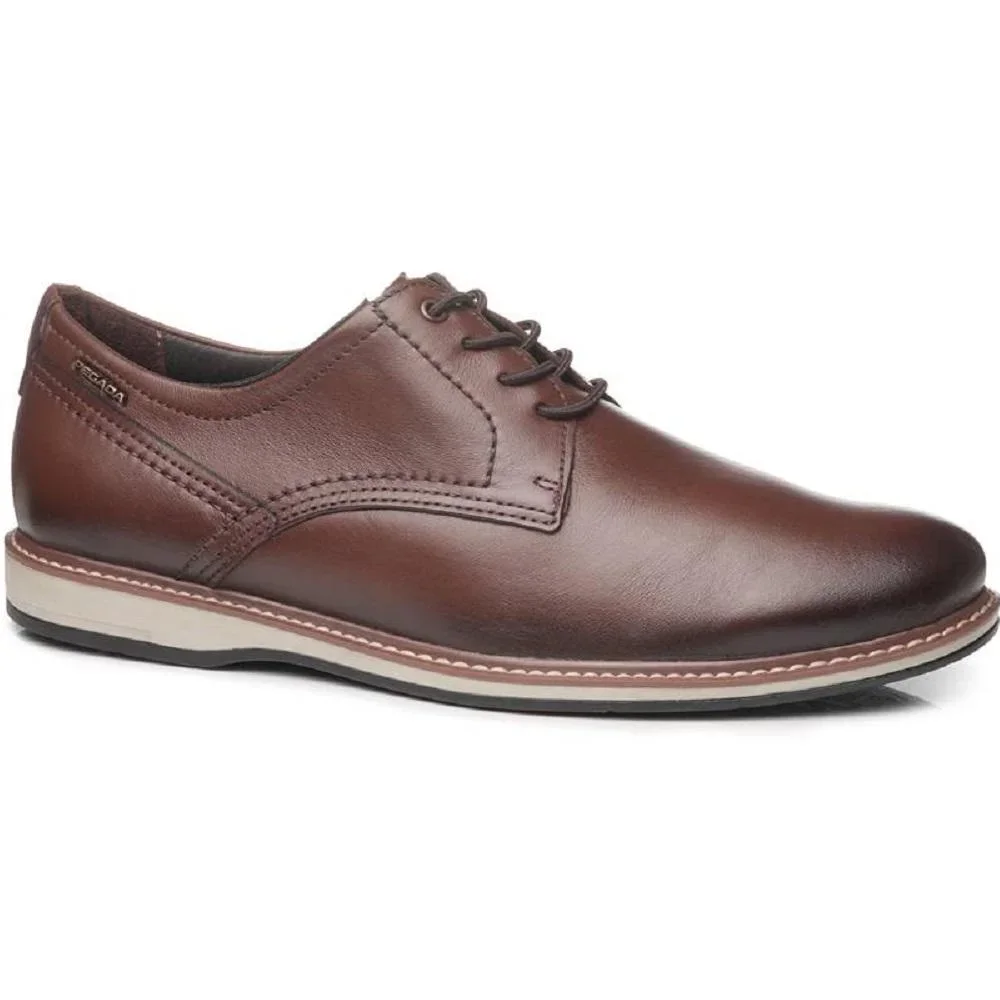 SAPATO PEGADA CASUAL EM COURO REF 125151 MASCULINO