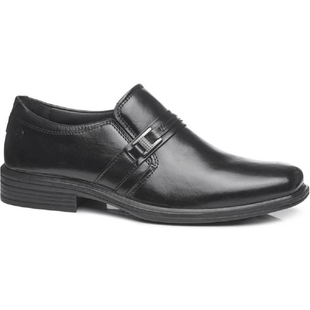 SAPATO PEGADA SOCIAL EM COURO REF 124777 MASCULINO Preto 1