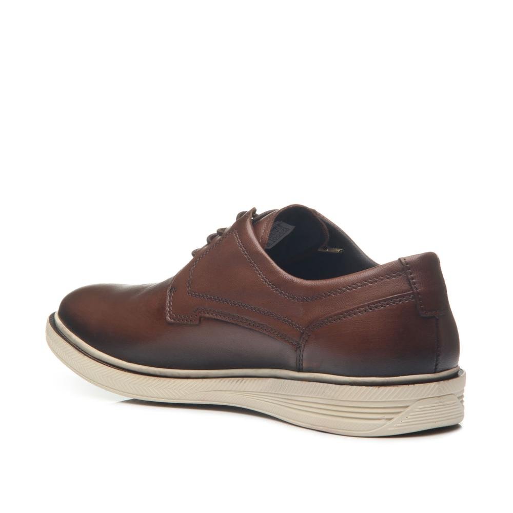 SAPATO PEGADA SOCIAL EM COURO REF 126101 MASCULINO Marrom 3