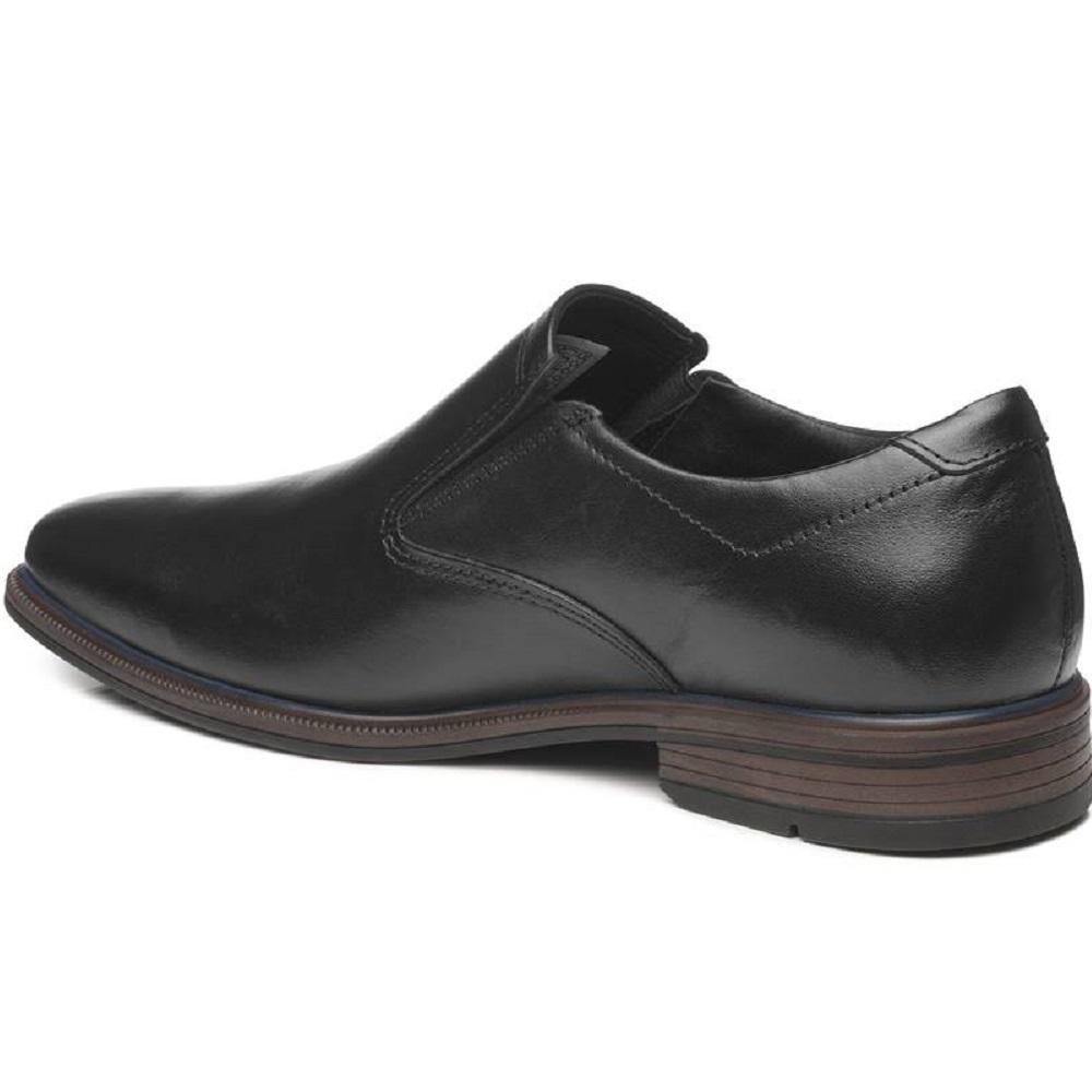 SAPATO PEGADA SOCIAL EM COURO REF 126308 MASCULINO Preto 3