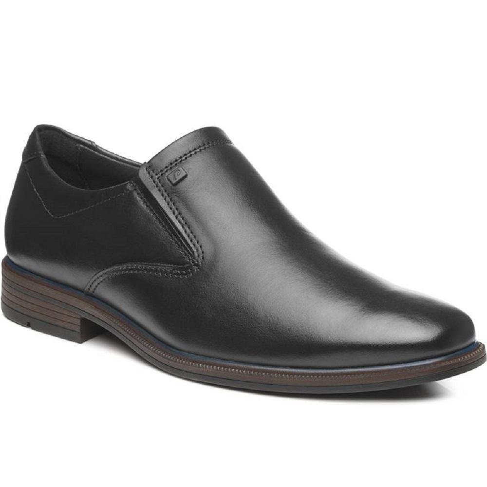 SAPATO PEGADA SOCIAL EM COURO REF 126308 MASCULINO Preto 2