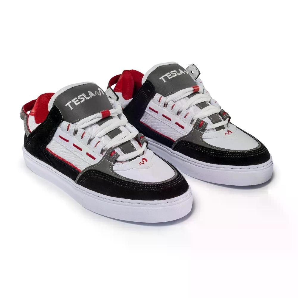 TENIS TESLA COIL REF 1901 Preto/Vermelho 2