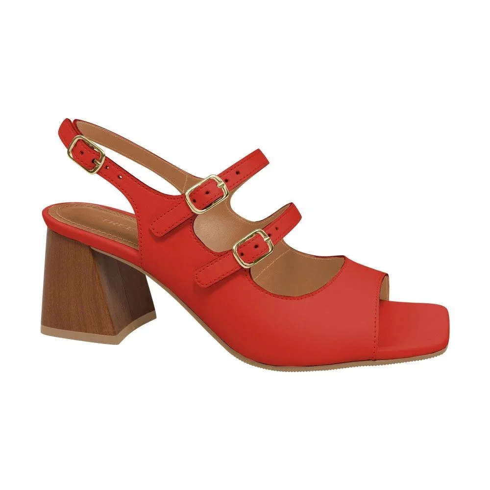 SANDALIA TREE SHOES REF 193.11652 FEMININO Vermelho 3