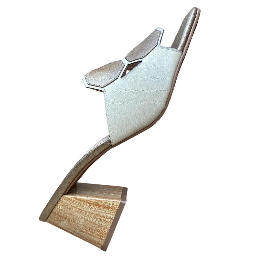 TAMANCO TREE SHOES REF 193.11664 FEMININO Branco/Dourado 2