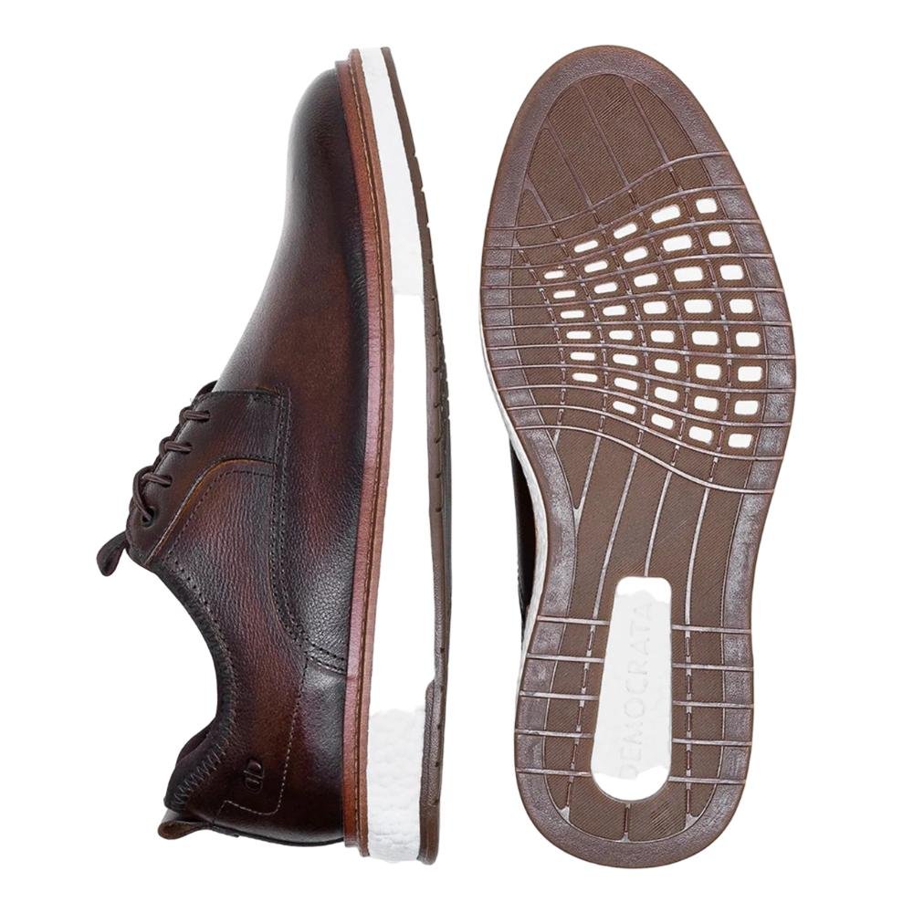 SAPATO DEMOCRATA METROPOLITAN CLARK PULSE REF 604201 MASCULINO Marrom 4