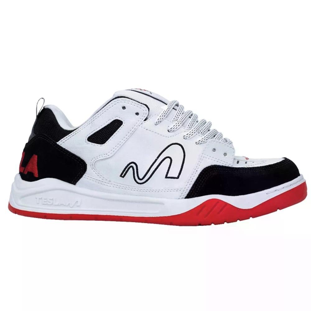 TENIS TESLA NINE REF 2201 Preto/Branco 1
