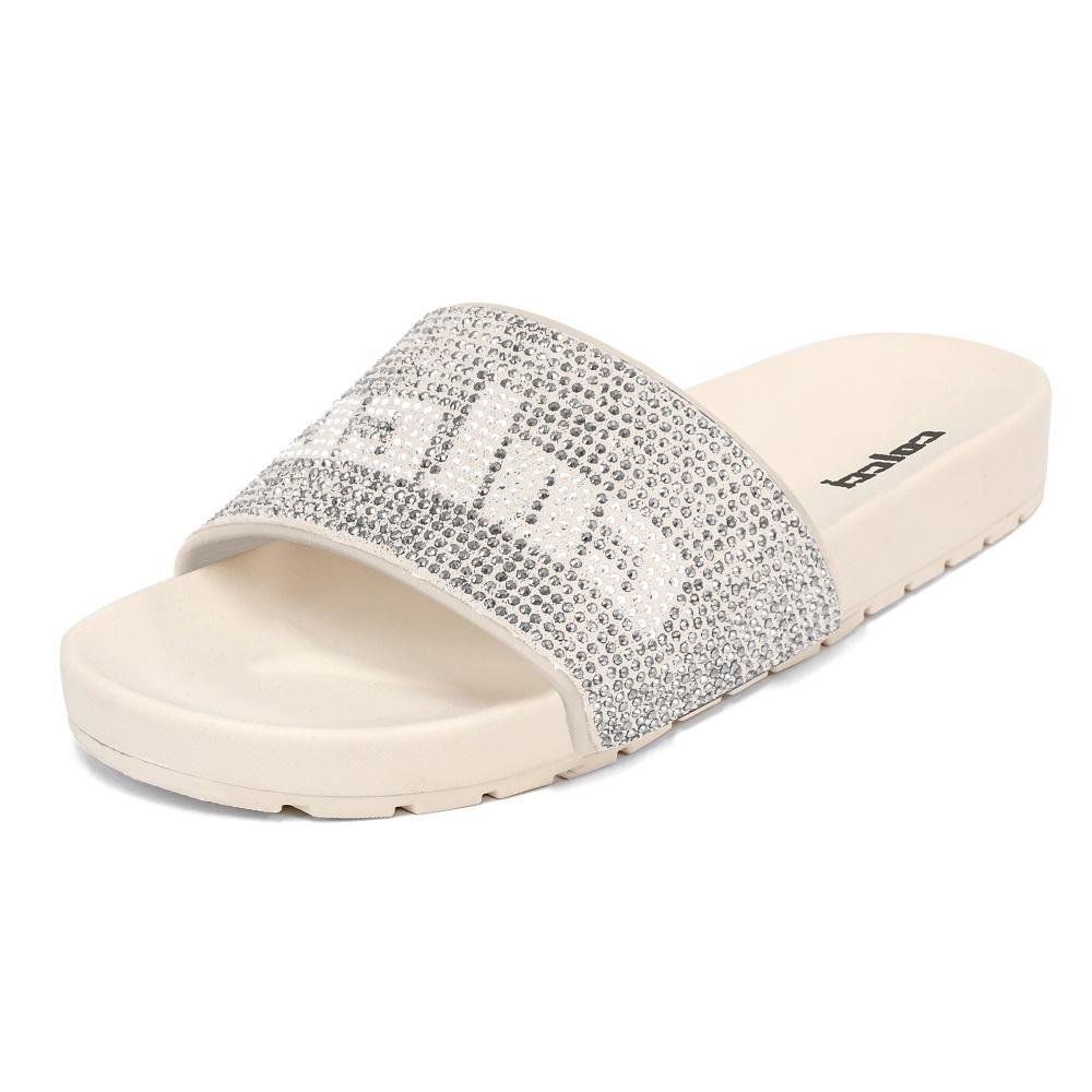 CHINELO COLCCI SLIDE JOSI REF 158.01.02029 FEMININO Cinza/Bege 2