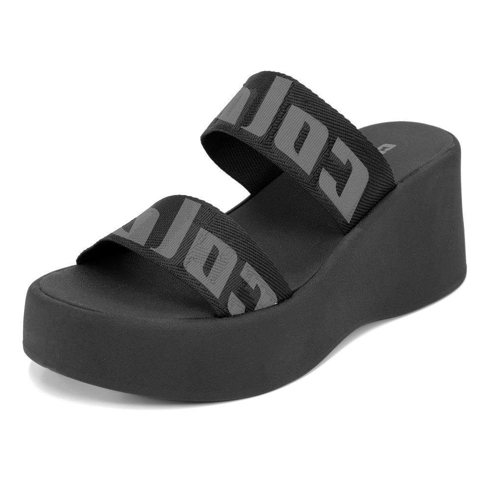 SANDALIA COLCCI PLATAFORMA MIRIAM REF 801.01.03266 FEMININO Preto 2