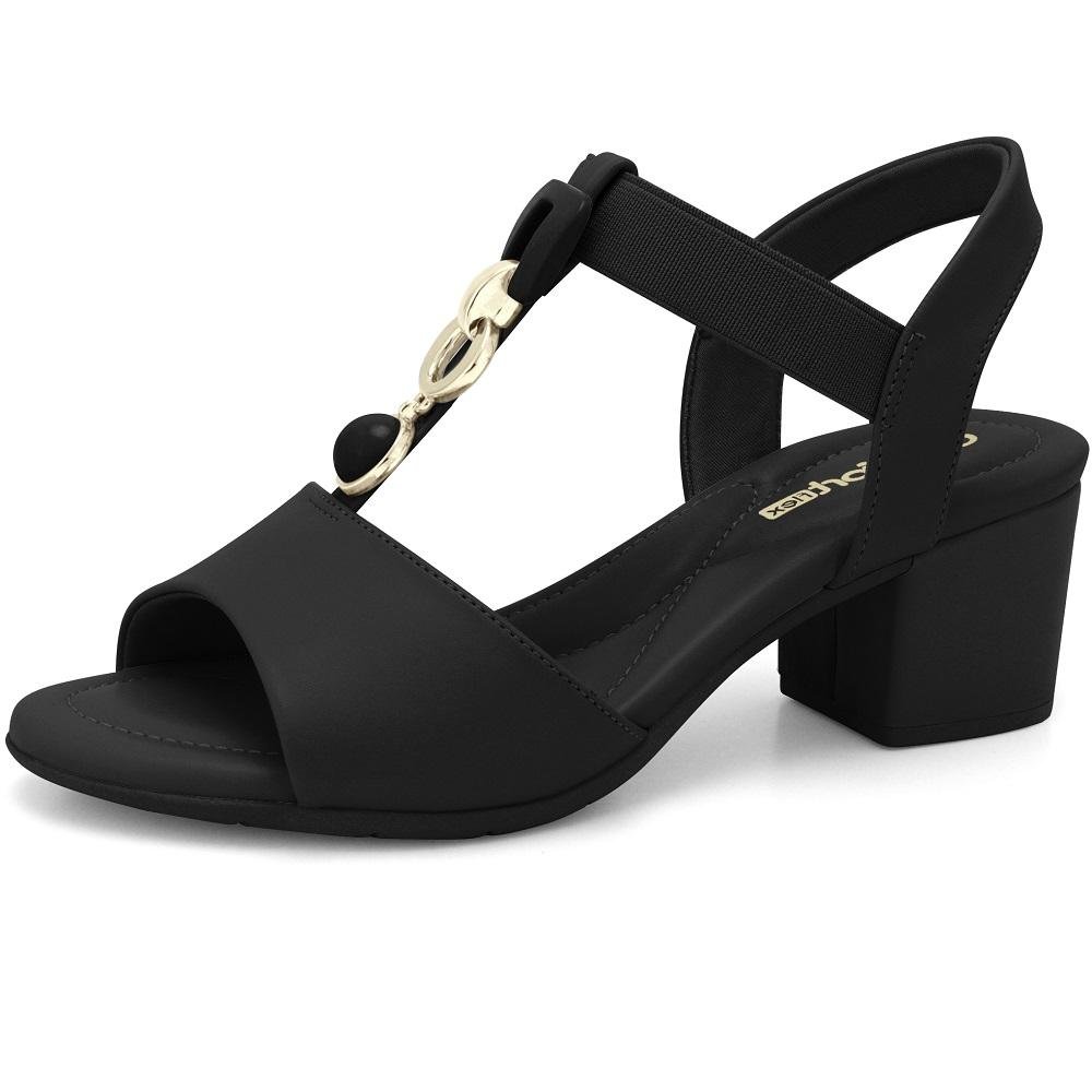 SANDALIA RAMARIM REF 2457402 FEMININO Preto 2
