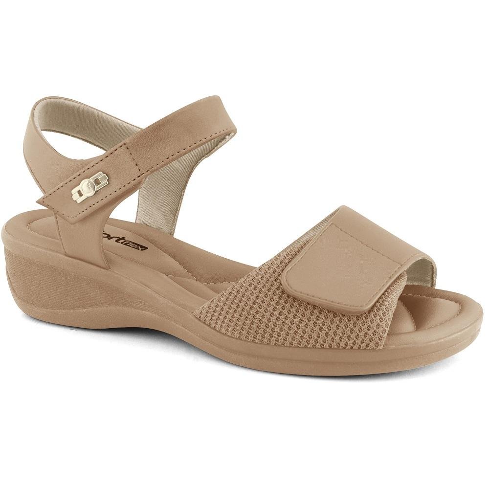 SANDALIA COMFORTFLEX REF 2488405 FEMININO Bege 3