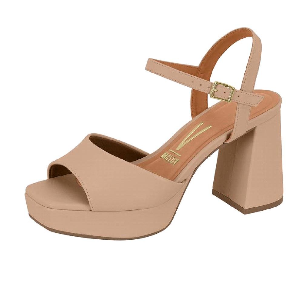 SANDALIA VIZZANO SALTO BLOCO REF 6472.207.7286 FEMININO Bege 2