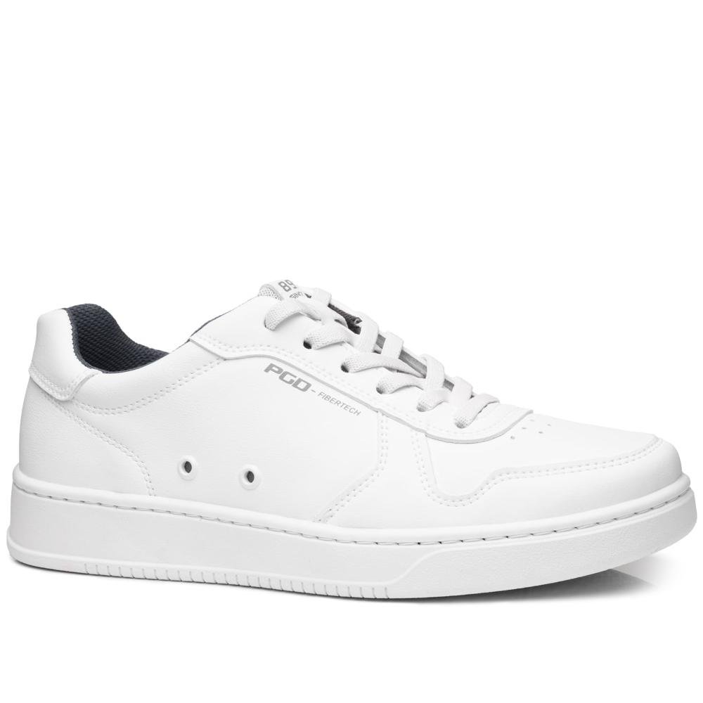 TENIS PEGADA REF 171901 MICROFIBRA MASCULINO Branco 1