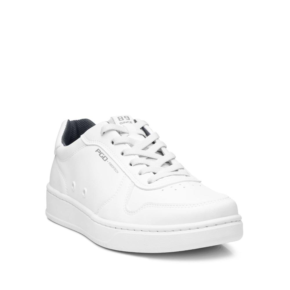 TENIS PEGADA REF 171901 MICROFIBRA MASCULINO Branco 3