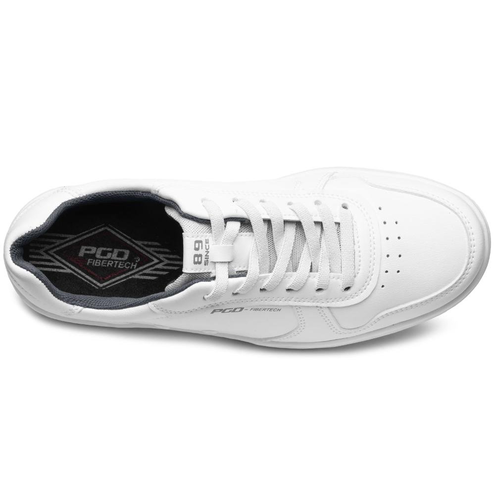 TENIS PEGADA REF 171901 MICROFIBRA MASCULINO Branco 5