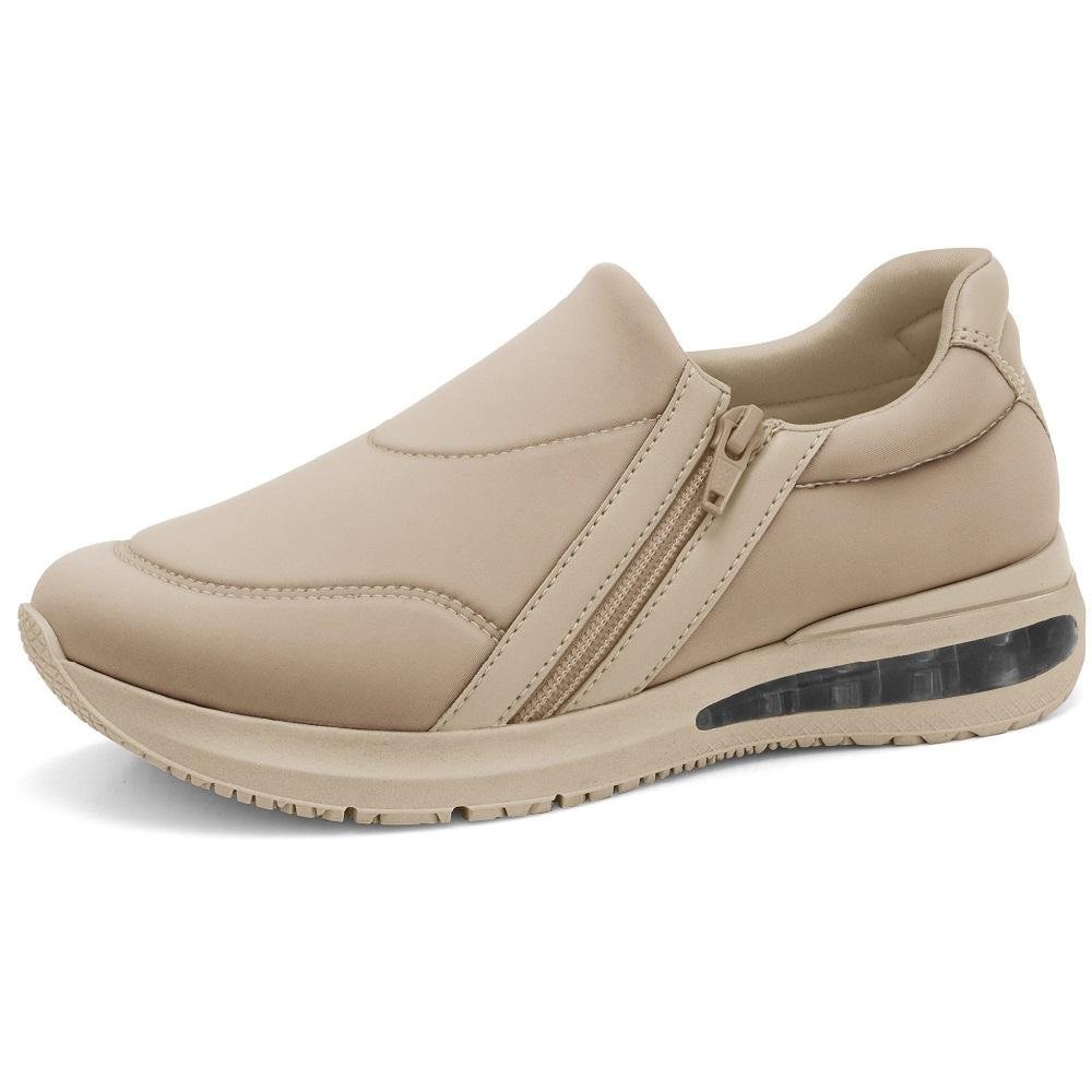 TENIS RAMARIM LYCRA REF 2448401 FEMININO Bege 2