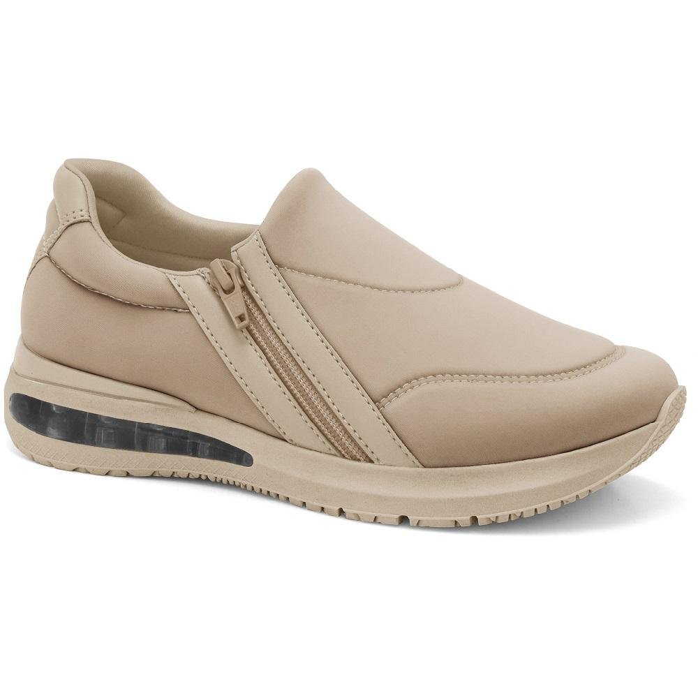 TENIS RAMARIM LYCRA REF 2448401 FEMININO Bege 3