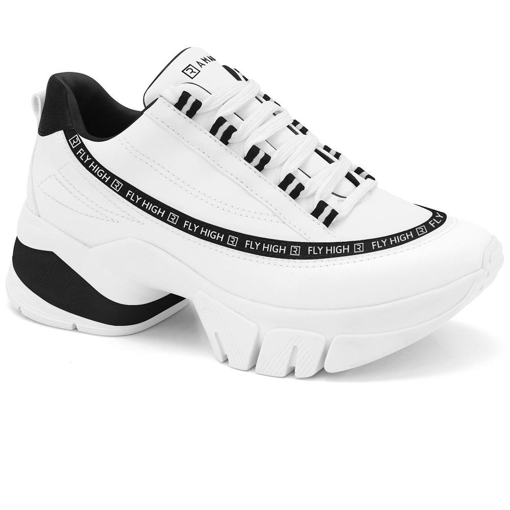 TENIS RAMARIM REF 2380104 FEMININO Branco/Preto 3
