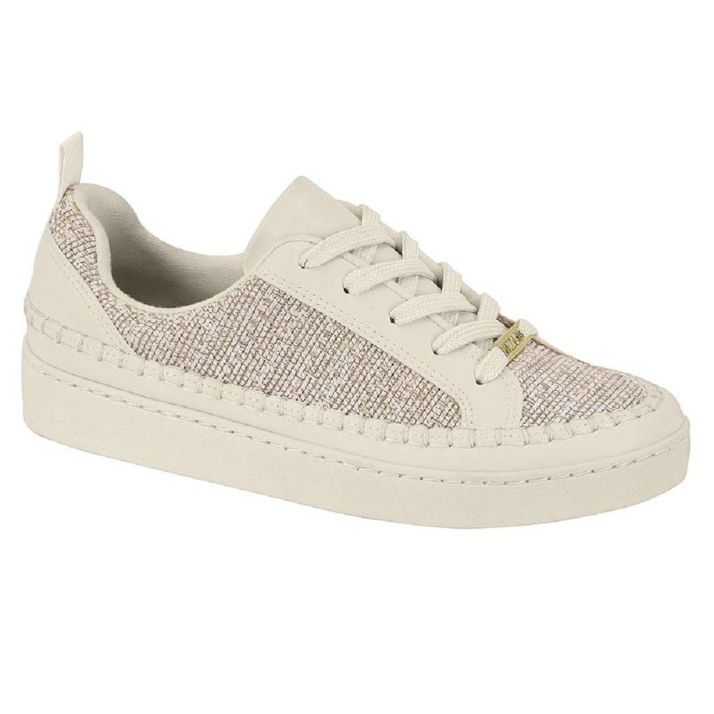 TENIS VIZZANO TECIDO TRAMADO DUBAI REF 1214.1064.28543 FEMININO Prata/Branco 1