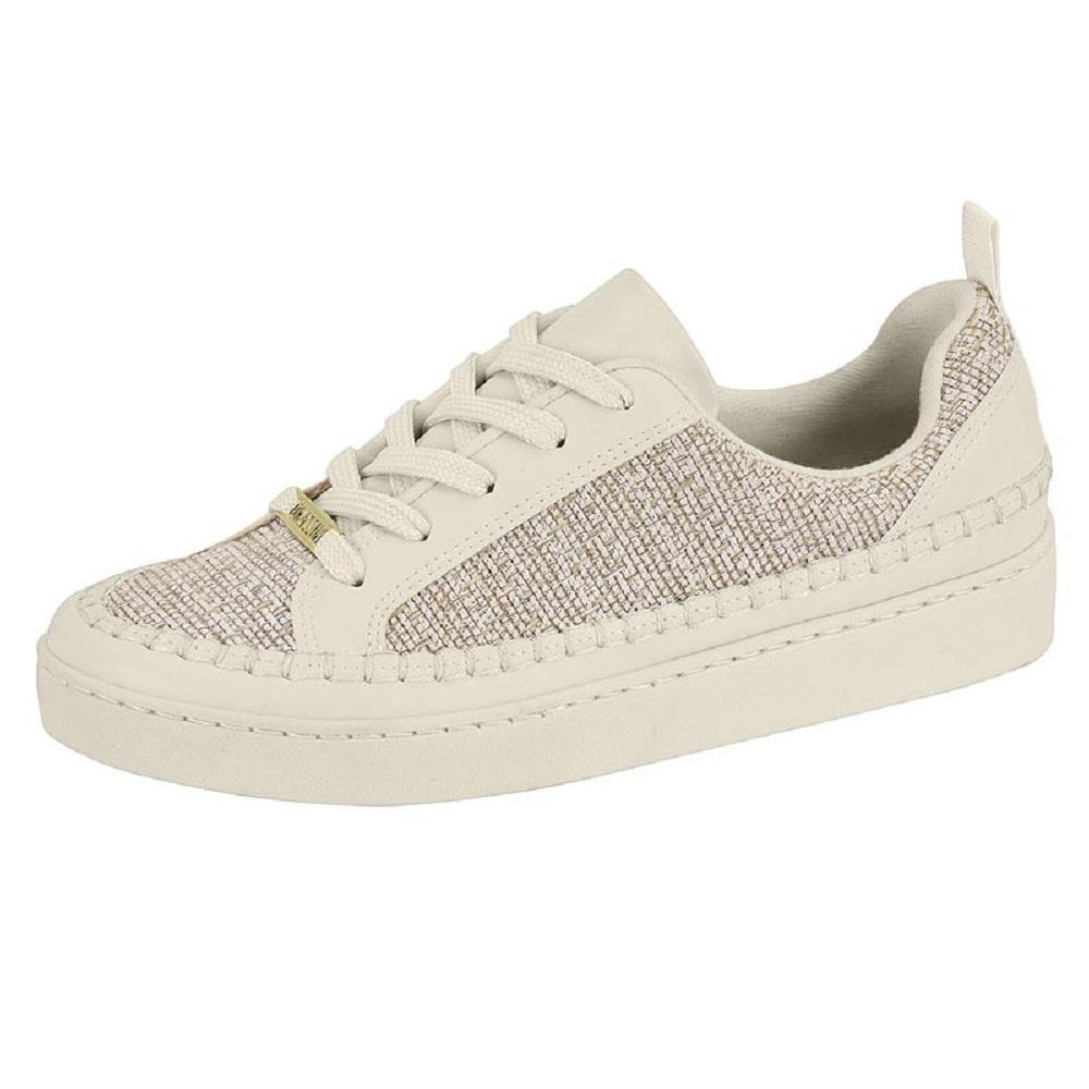 TENIS VIZZANO TECIDO TRAMADO DUBAI REF 1214.1064.28543 FEMININO Prata/Branco 2