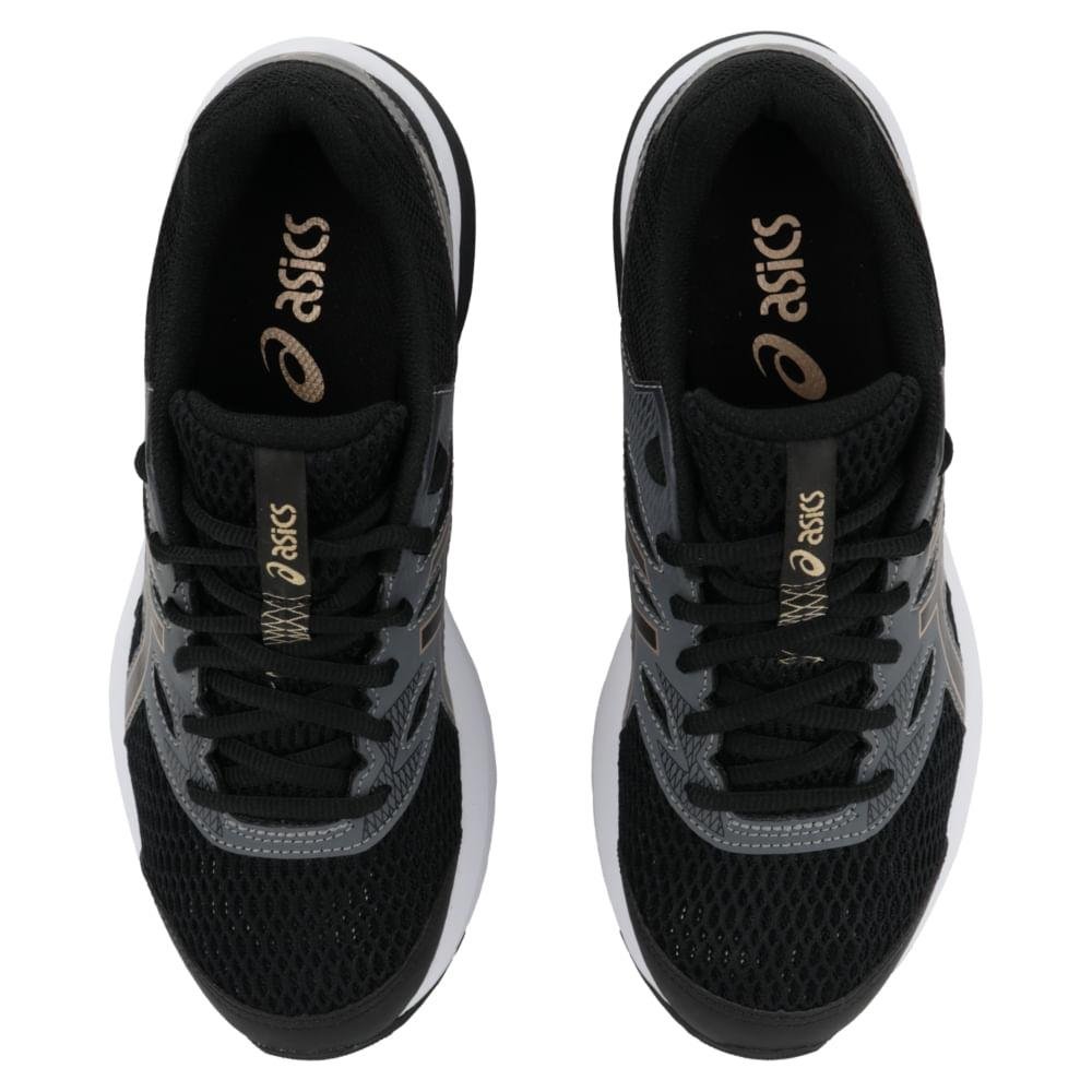 TENIS ASICS GEL-SHOGUN ST FEMININO Preto/Dourado 4