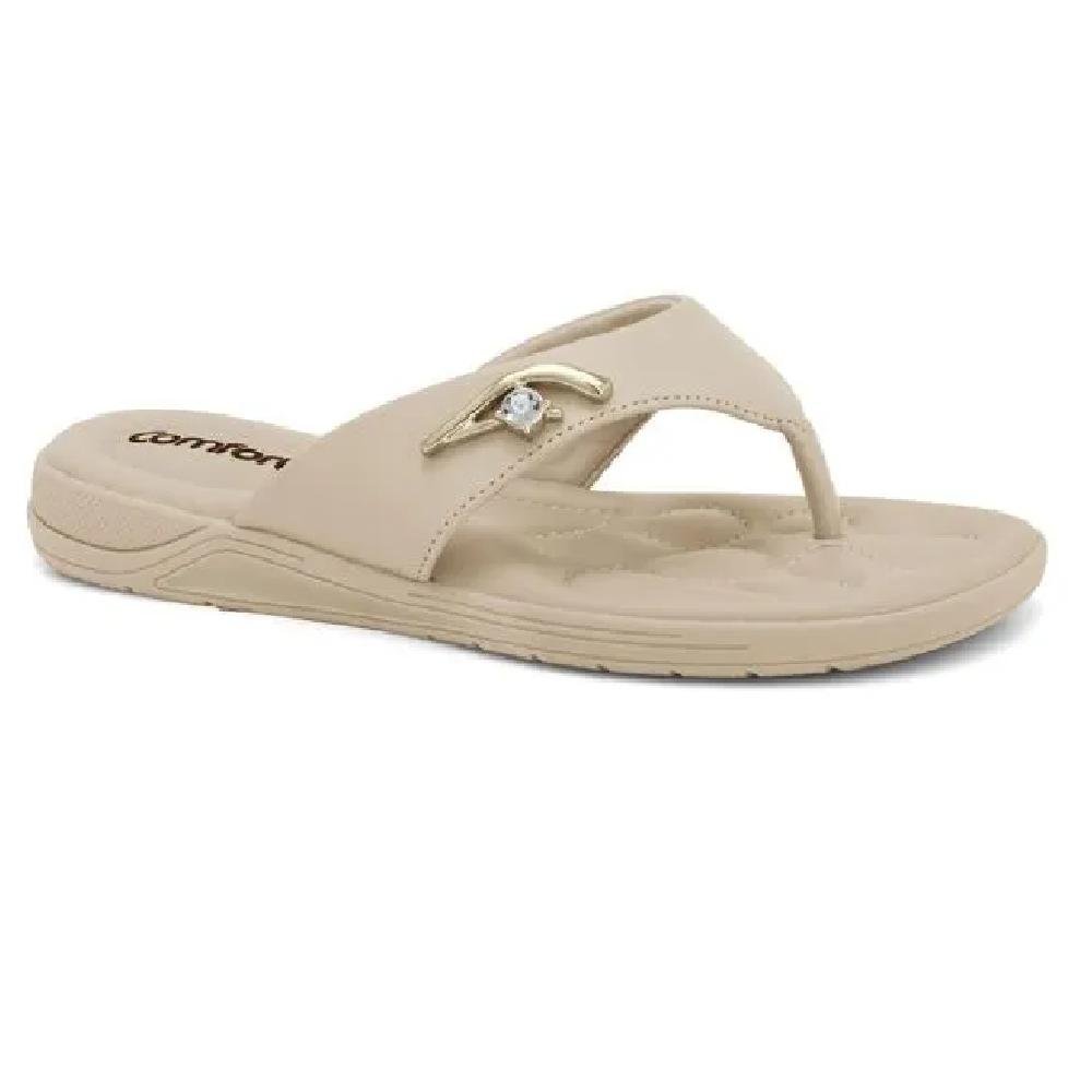 CHINELO COMFORTFLEX REF 2480403 FEMININO Bege 3