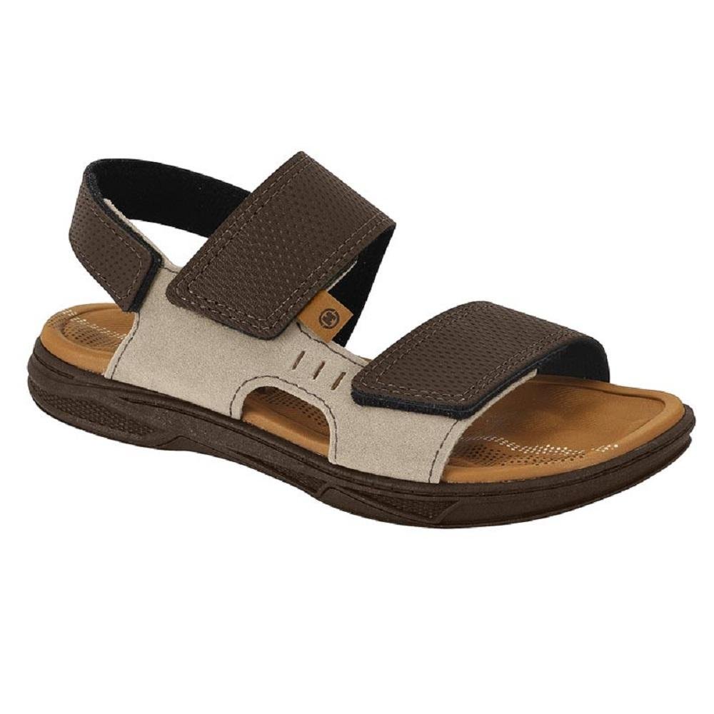 SANDALIA MOLEKINHO CAMURCA REF 2402.744.27987 MASCULINO Marrom/Bege 3