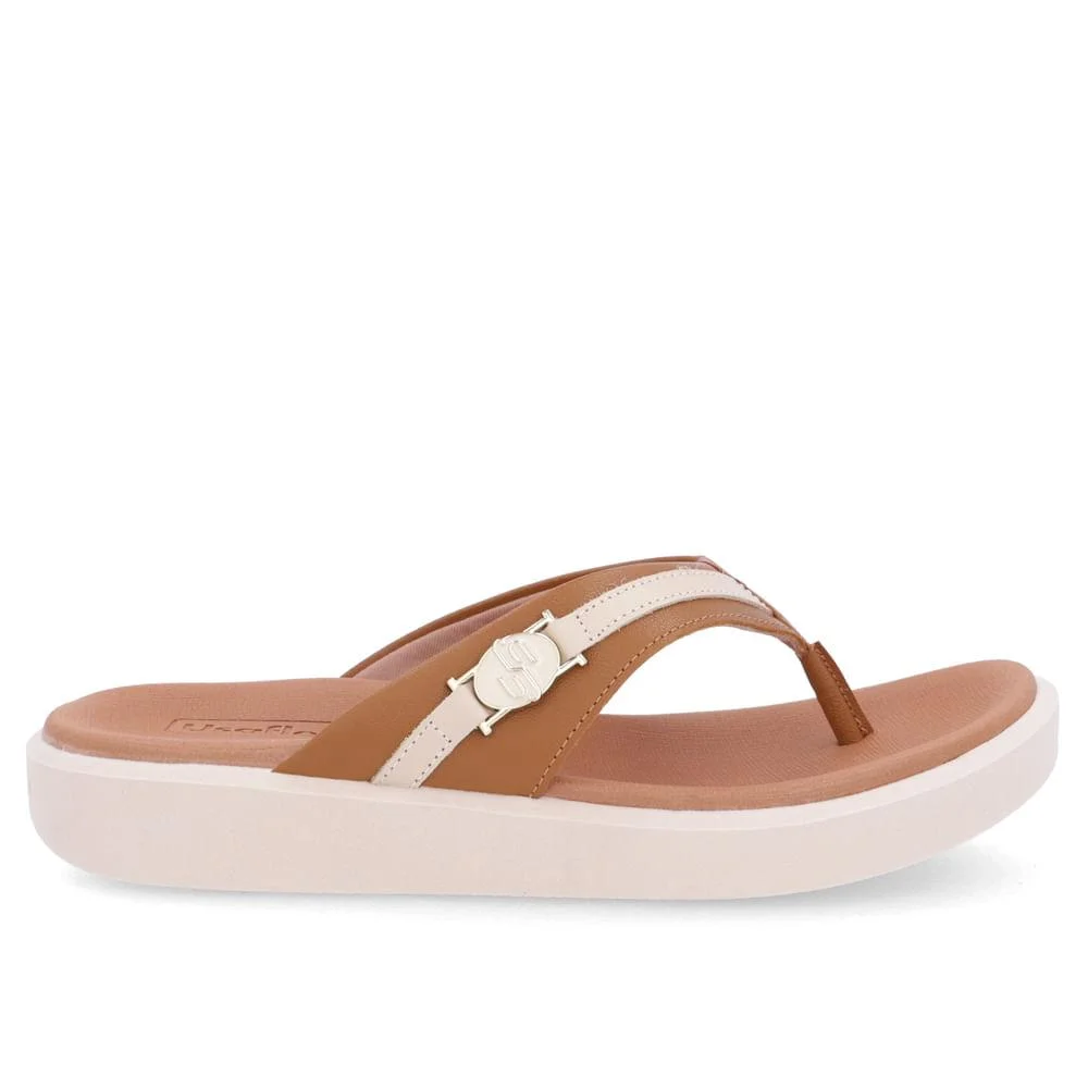 CHINELO USAFLEX EM COURO REF AL0102 FEMININO Marrom 1