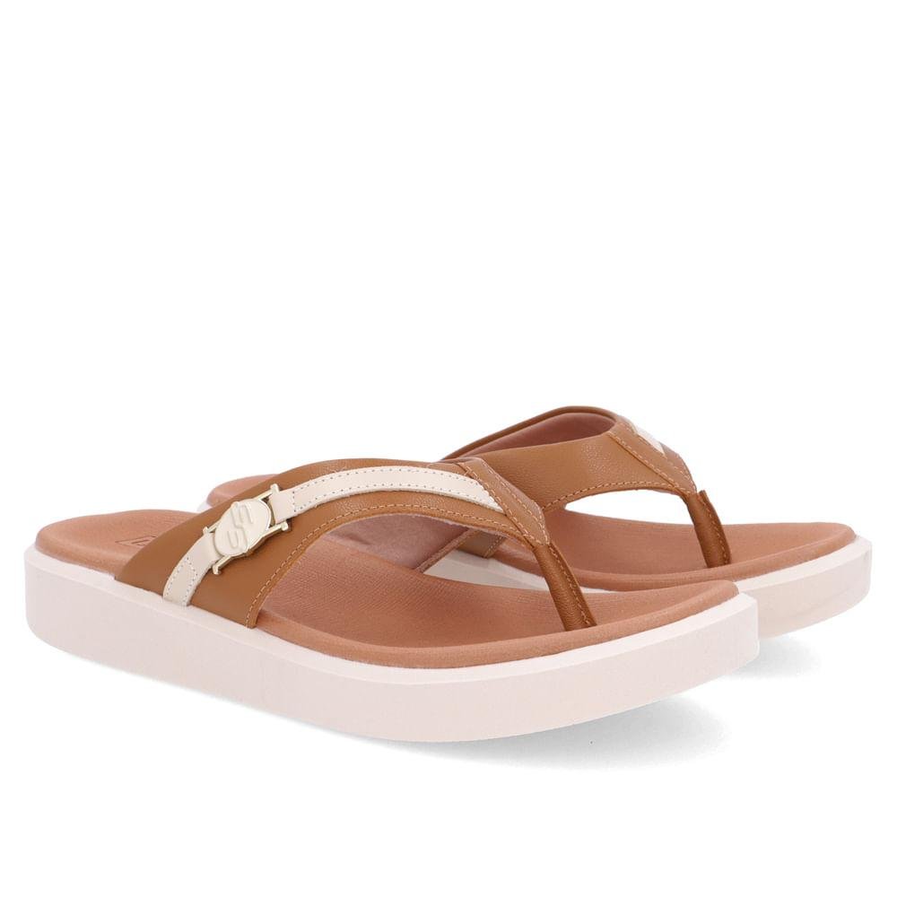 CHINELO USAFLEX EM COURO REF AL0102 FEMININO Marrom 2
