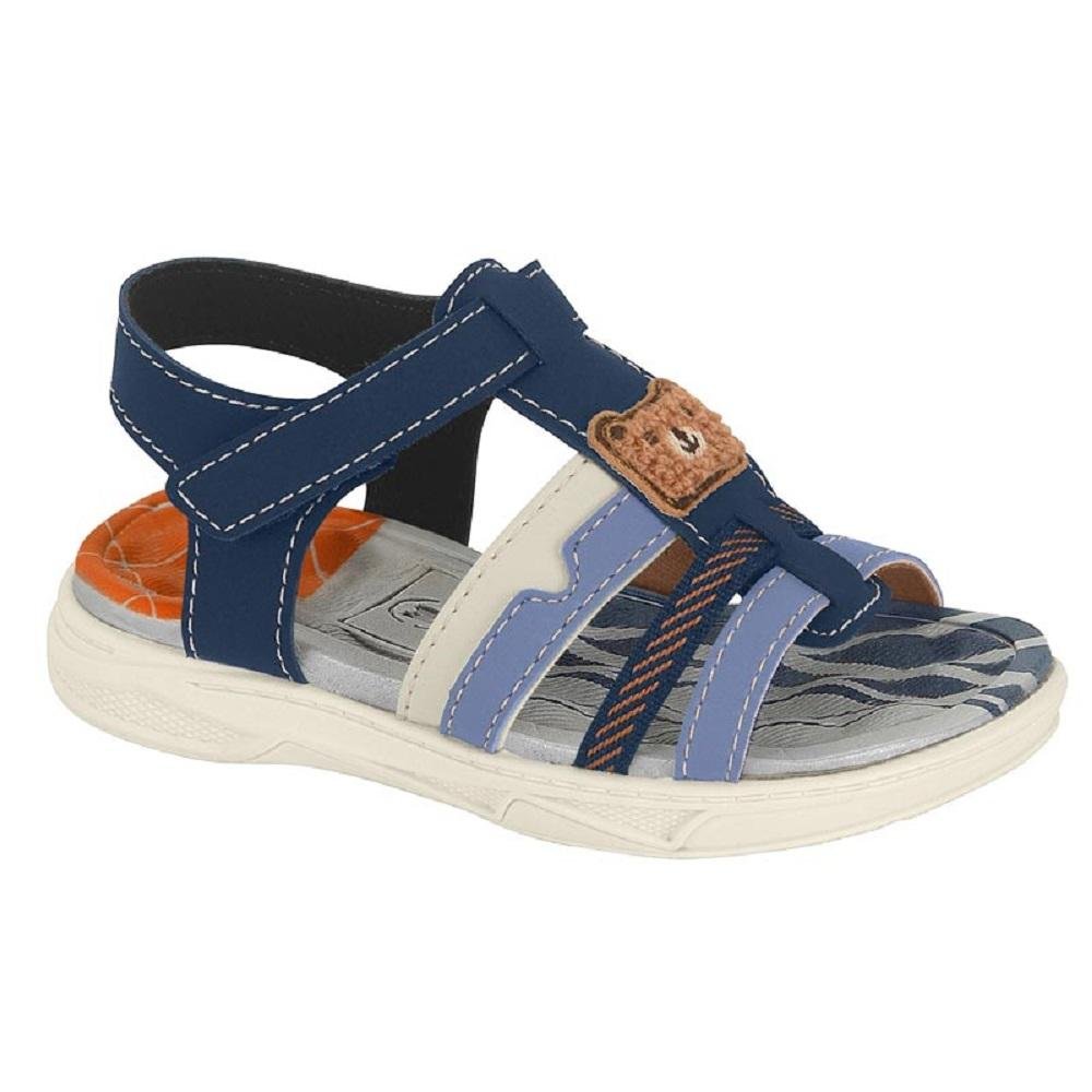 SANDALIA MOLEKINHO REF 2140.757.29219 MASCULINO Azul/Branco 3