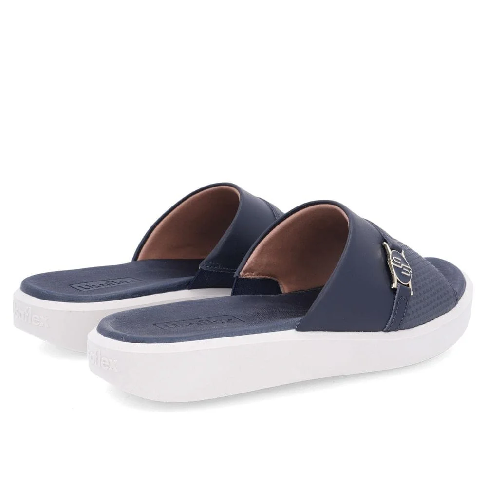 TAMANCO USAFLEX EM COURO REF AL0103 FEMININO Azul 3