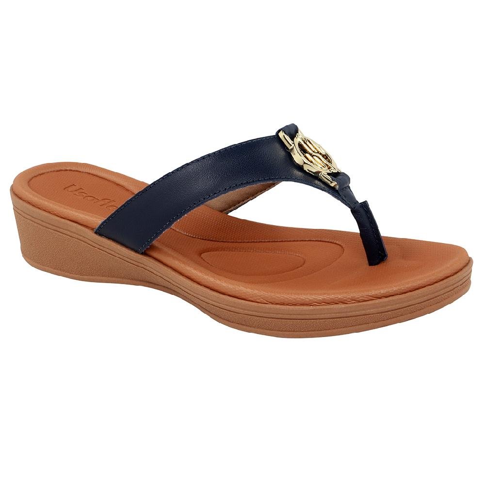 TAMANCO USAFLEX PLATAFORMA REF AF0406 FEMININO Azul 3