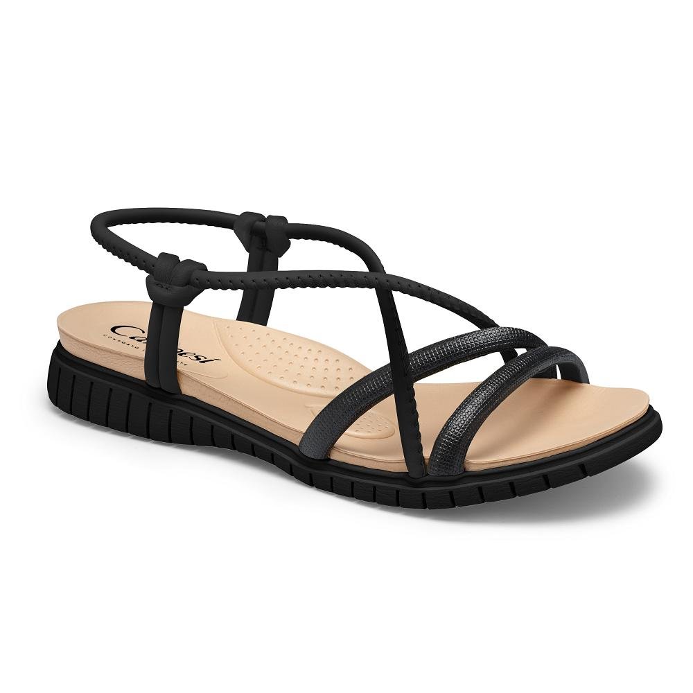 SANDALIA CAMPESI REF CP205 FEMININA Preto 3