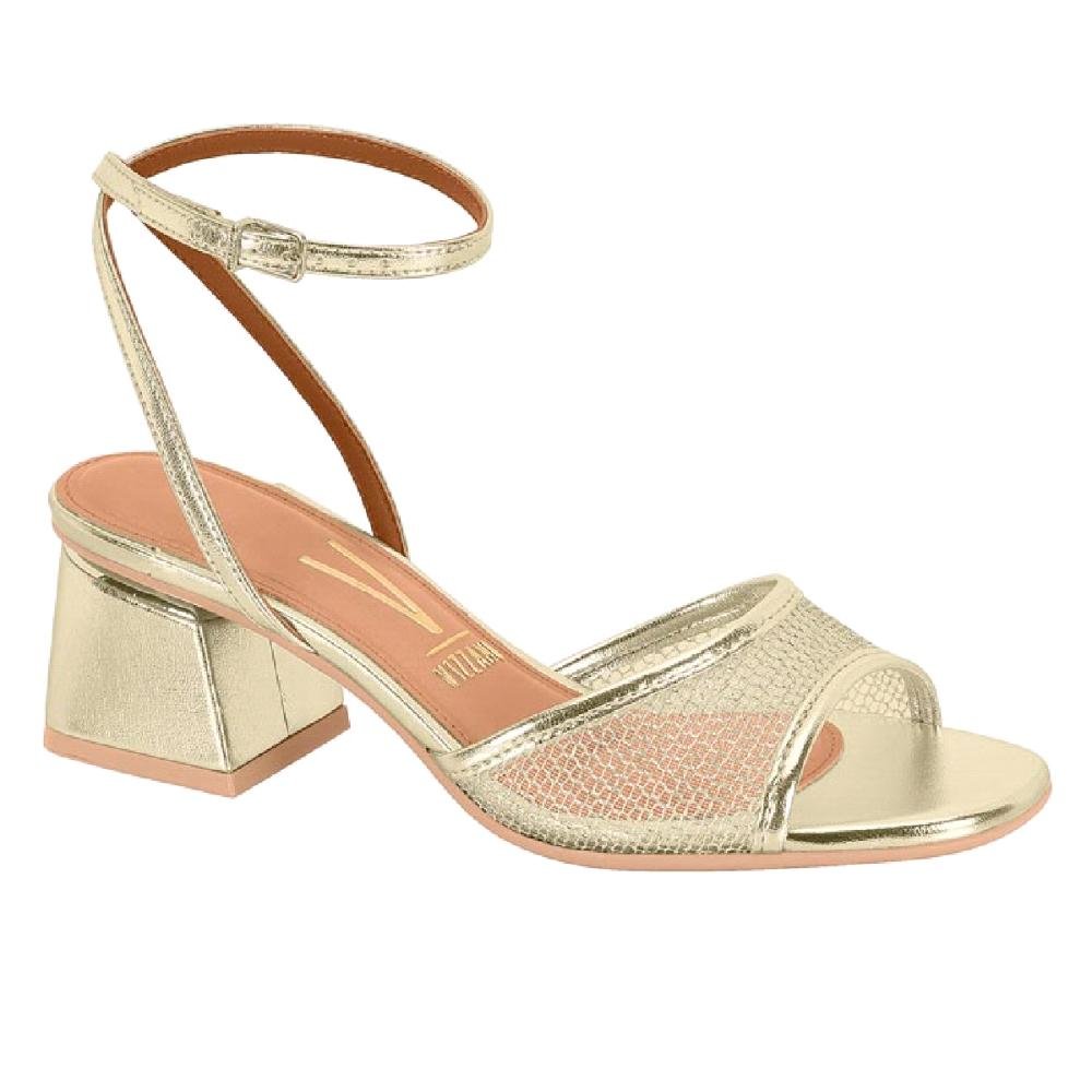 SANDALIA VIZZANO SALTO BLOCO REF 6428.346.28497 Dourado 1