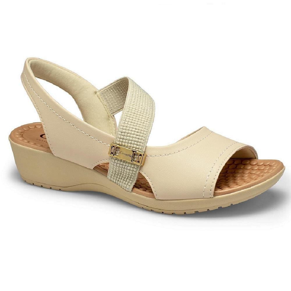 SANDALIA CAMPESI ALMERIA REF CP081 FEMININO Bege 3