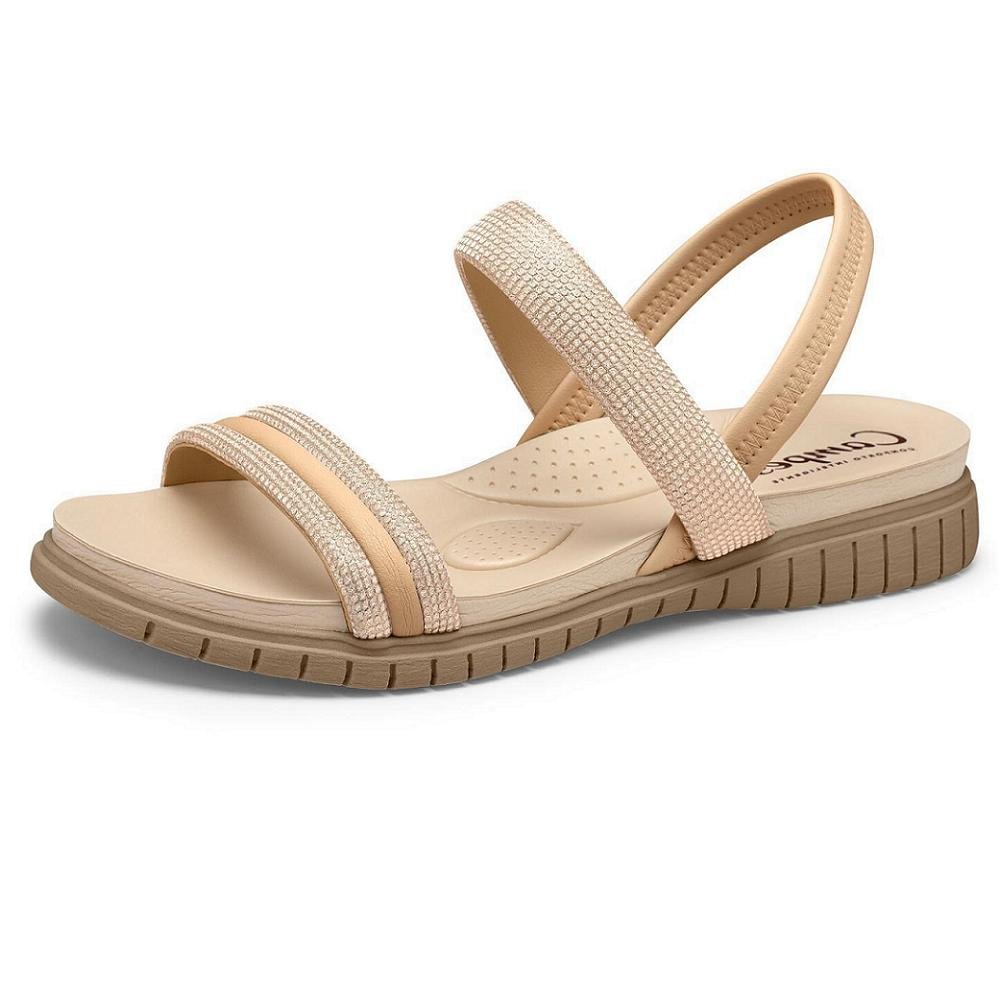 SANDALIA CAMPESI GROSSETO REF CP052 FEMININO Bege 4