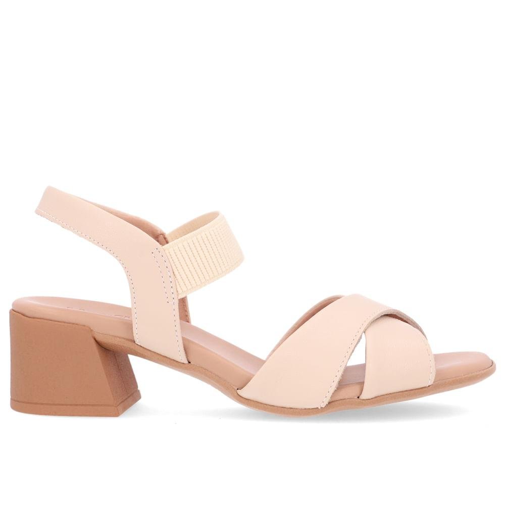 SANDALIA USAFLEX SALTO BLOCO REF AL2002 FEMININO Rosa