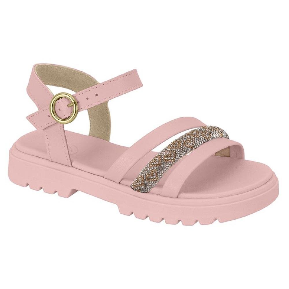 SANDALIA MOLEKINHA REF 2344.128.28893 FEMININO Ouro/Rosa 1