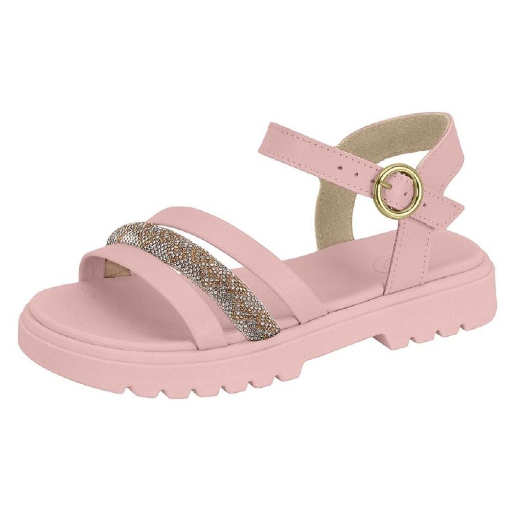 SANDALIA MOLEKINHA REF 2344.128.28893 FEMININO Ouro/Rosa 4