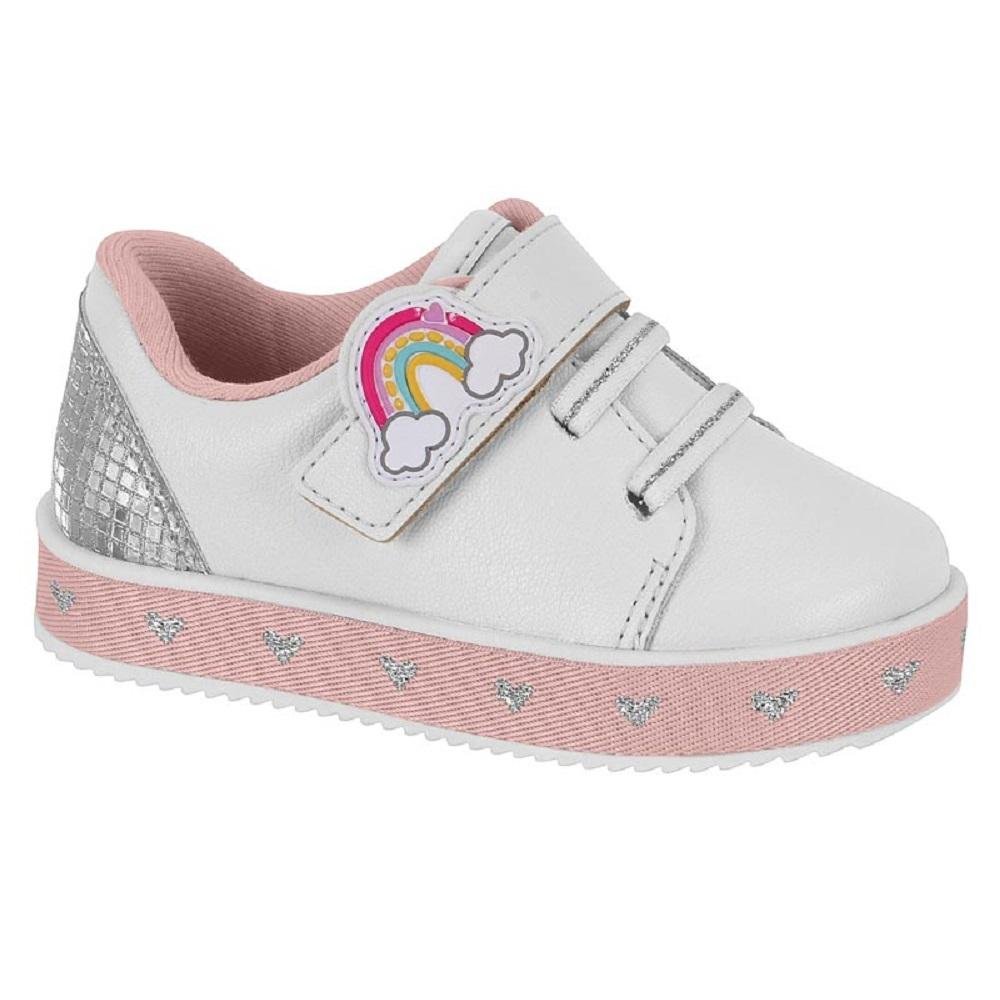 TENIS MOLEKINHA REF 2131.625.27661 FEMININO Branco/Prata 3