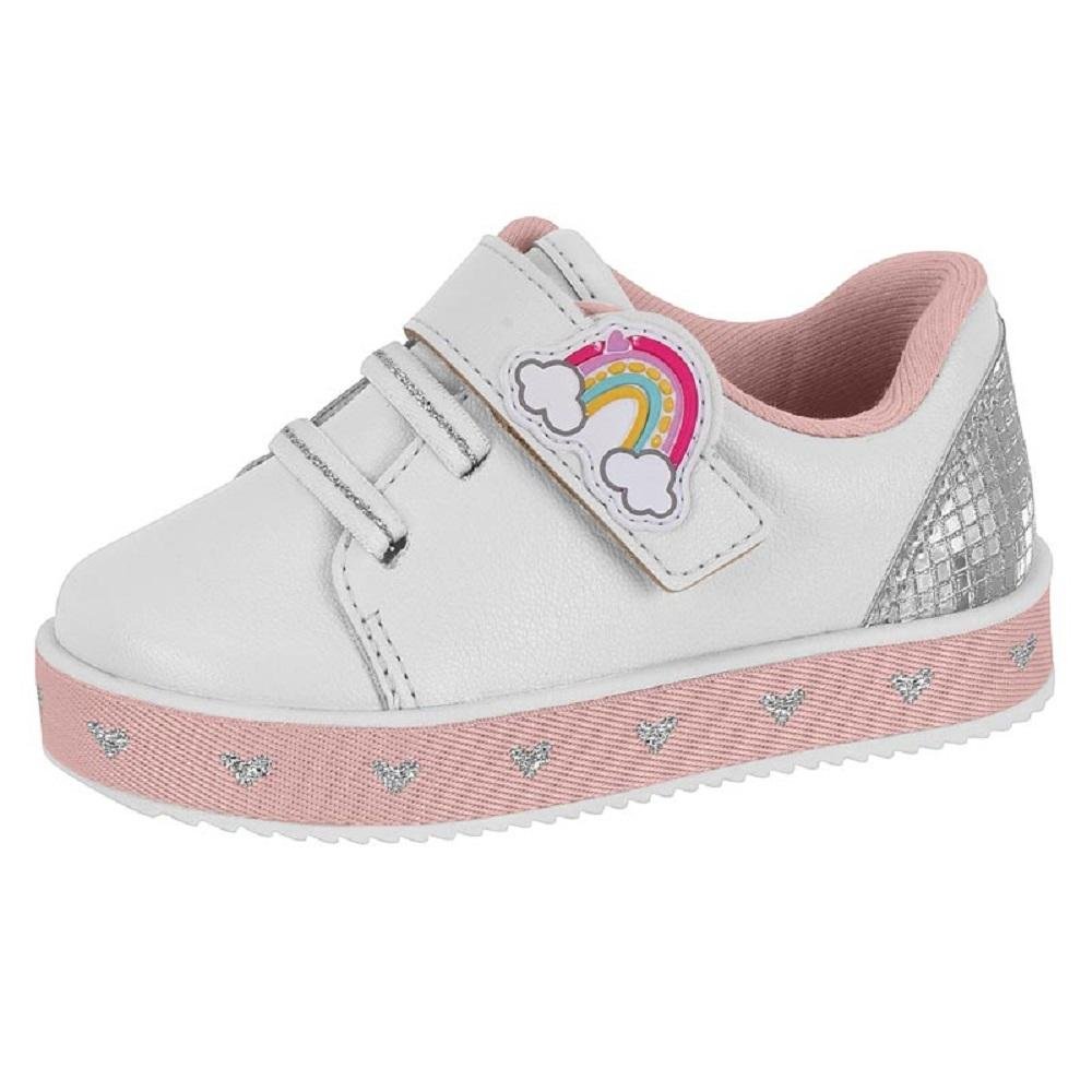 TENIS MOLEKINHA REF 2131.625.27661 FEMININO Branco/Prata 4
