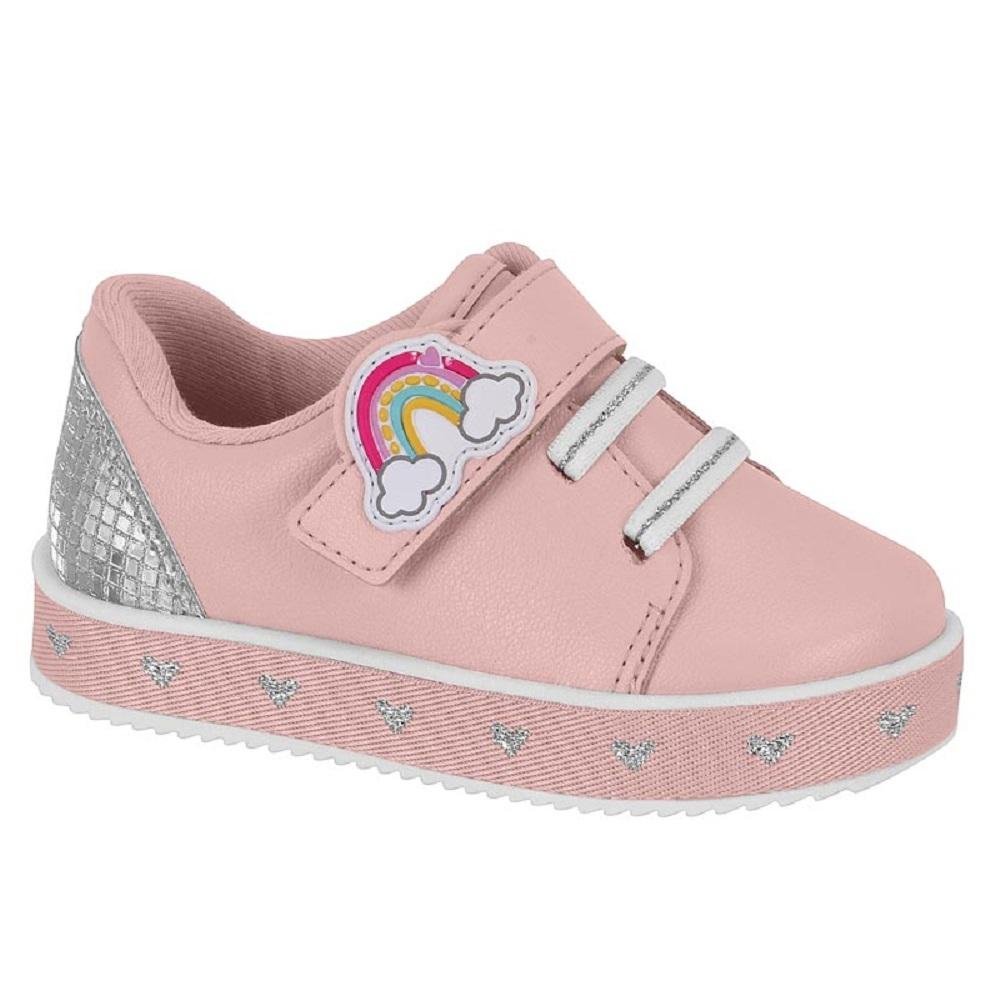TENIS MOLEKINHA REF 2131.625.27661 FEMININO Rosa/Prata 3