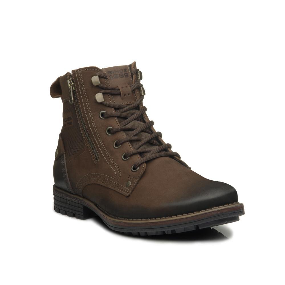 BOTA PEGADA EM COURO REF 180745 MASCULINO Marrom 2