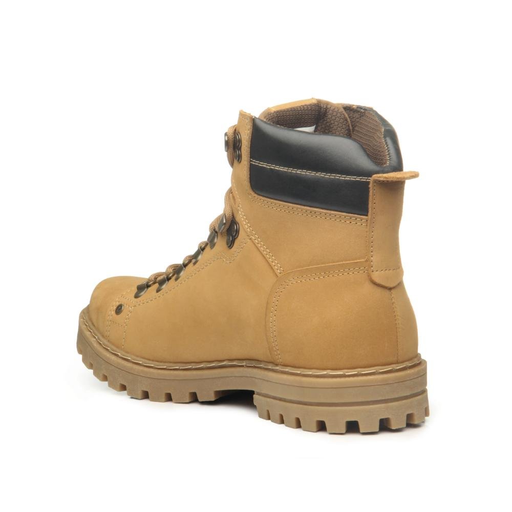 BOTA PEGADA EM COURO REF 181505 MASCULINO Marrom Claro 3