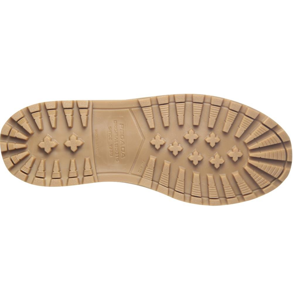 BOTA PEGADA EM COURO REF 181505 MASCULINO Marrom Claro 5