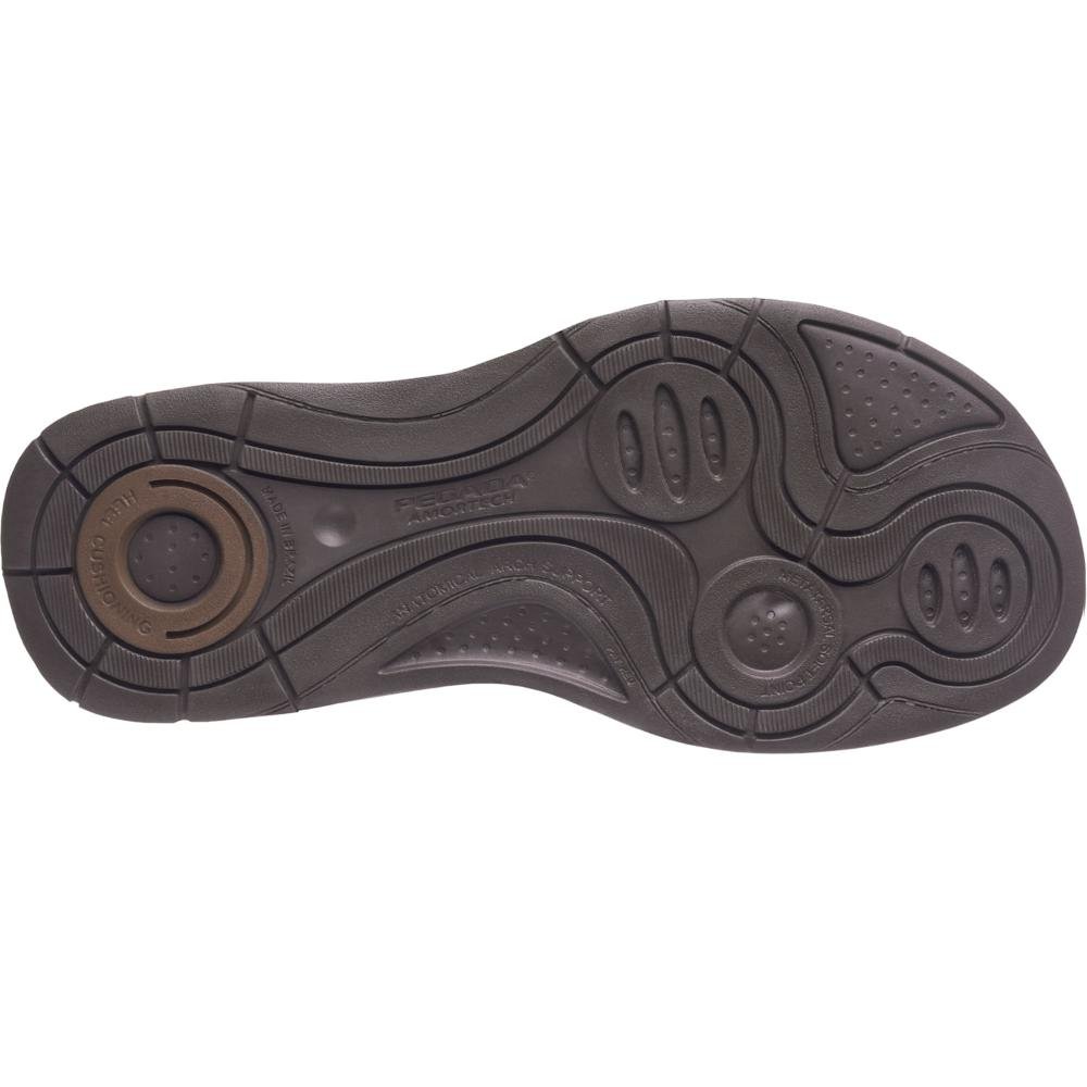 SANDALIA PEGADA EM COURO REF 134503 MASCULINO Marrom Escuro 5