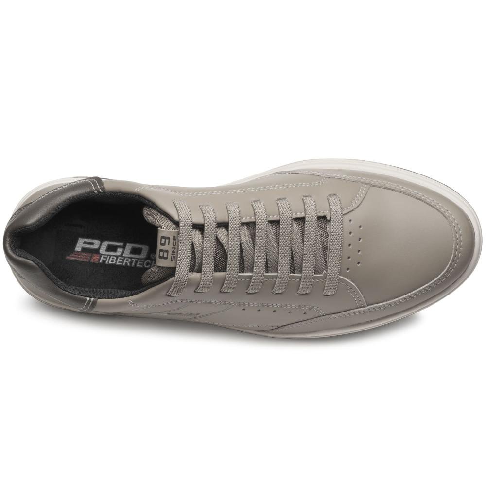 SAPATENIS PEGADA MICROFIBRA REF 172002 MASCULINO Cinza 4