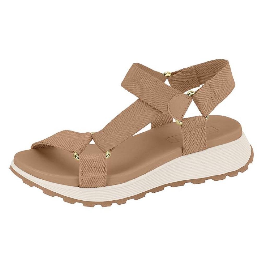 SANDALIA MOLECA REF 5537.102.26554 FEMININO Bege 2