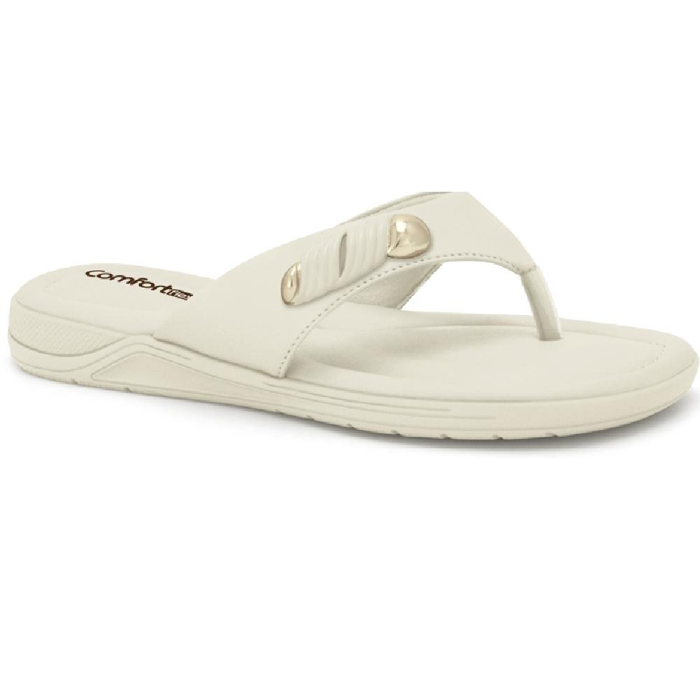 CHINELO COMFORTFLEX REF 2580302 FEMININO Bege 3